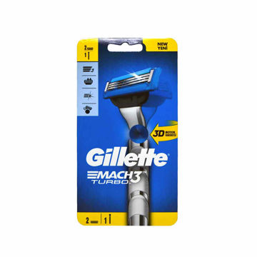 خودتراش ژیلت GILLETTE مدل توربو مچ تری 2 یدک