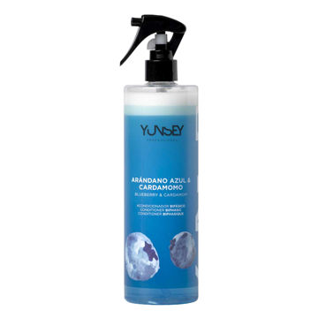 اسپری دوفاز مو یانسی Yunsey مدل Blueberry حجم 500 میل