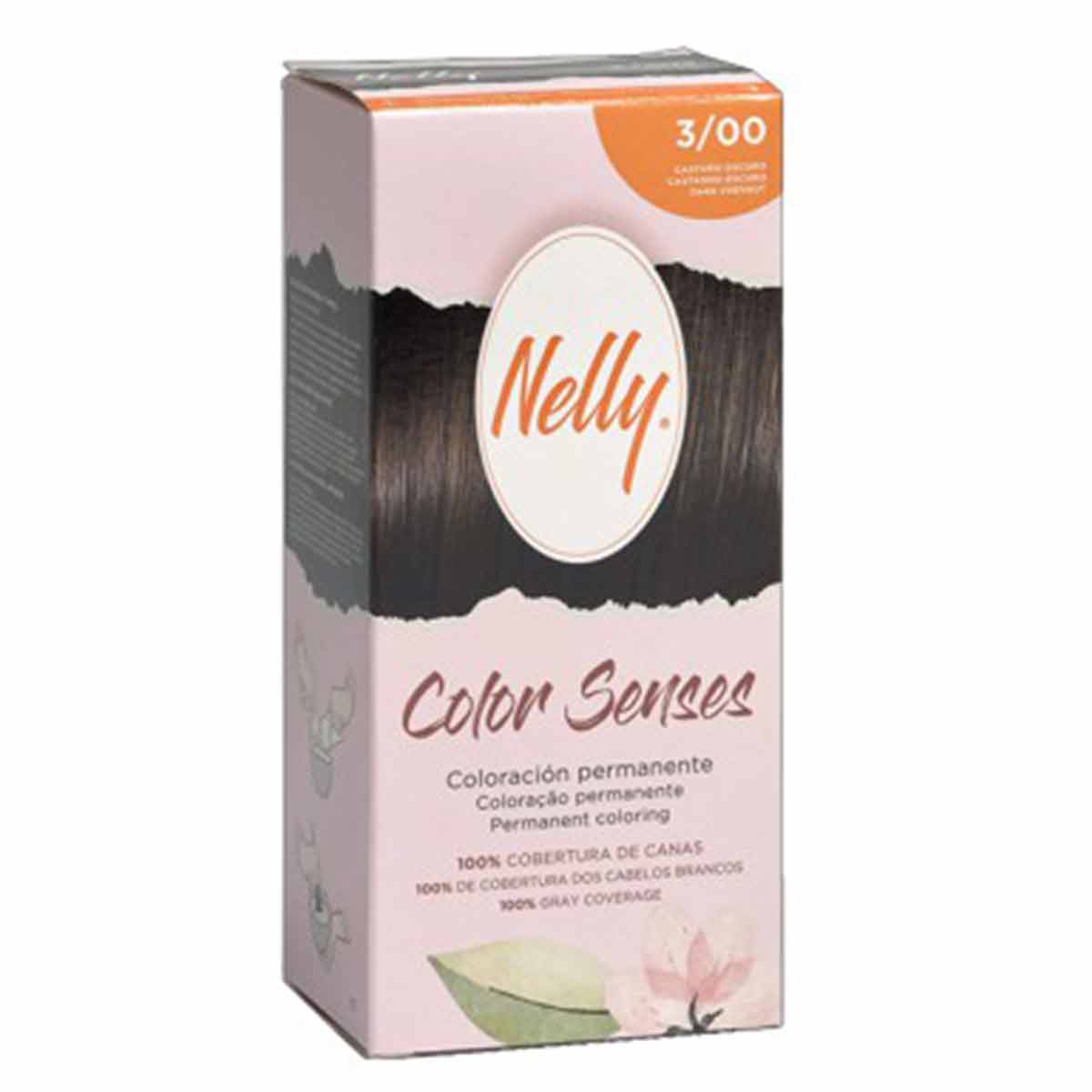  کیت رنگ مو کالرسنس نلی NELLY مدل COLOR SENSES شماره 3/00