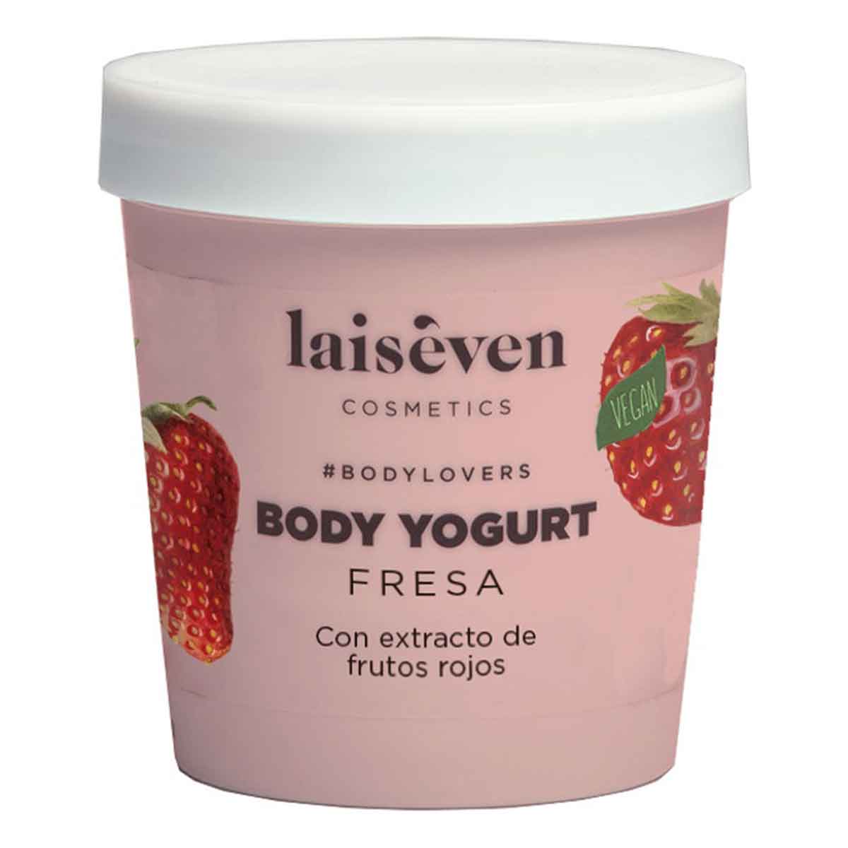 ماست بدن مرطوب کننده لایسون laiseven مدل STRAWBERRY حجم 300 میل 