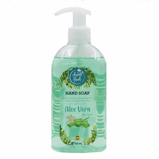 صابون مایع دست فرش فیل Fresh Feel مدل ALOE VERA حجم 500 میل