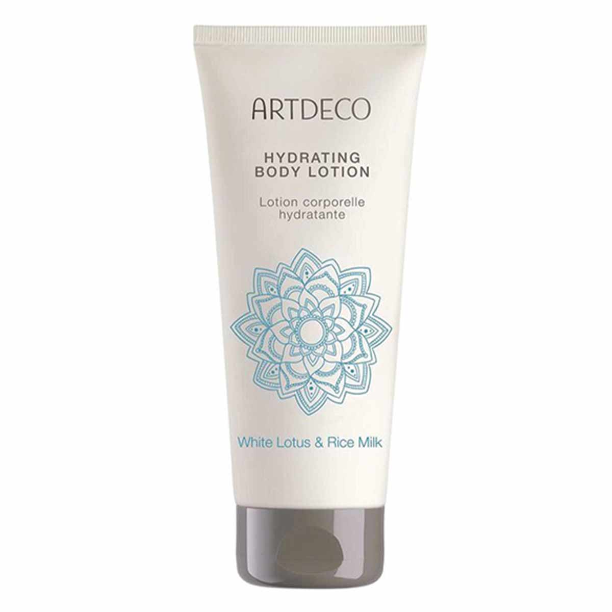 لوسیون بدن آبرسان آرت دکو ARTDECO مدل White Lotus & Rice Milk حجم 200 میل 