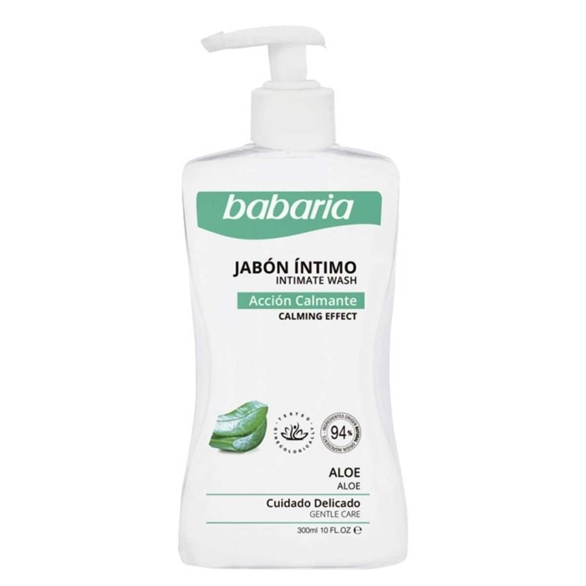 ژل ضد عفونی کننده بانوان باباریا babaria مدل Aloe Intimate Wash حاوی آلوورا حجم 300 میل 