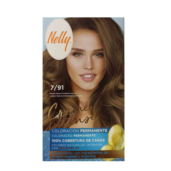 کیت رنگ مو نلی NELLY مدل Creme Intense شماره 7/91