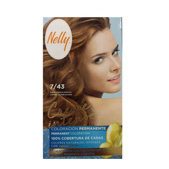 کیت رنگ مو نلی NELLY مدل Creme Intense شماره 7/43