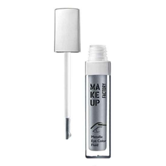 سایه مایع متالیک چشم میکاپ فکتوری MAKEUP FACTORY مدل Metallic eye color fluid حجم 6.5 میل