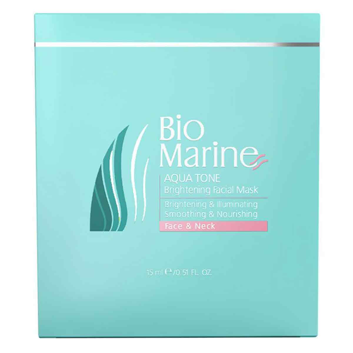 ماسک سه عددی روشن کننده و شفاف کننده صورت بایومارین Bio Marine حجم 15 میل