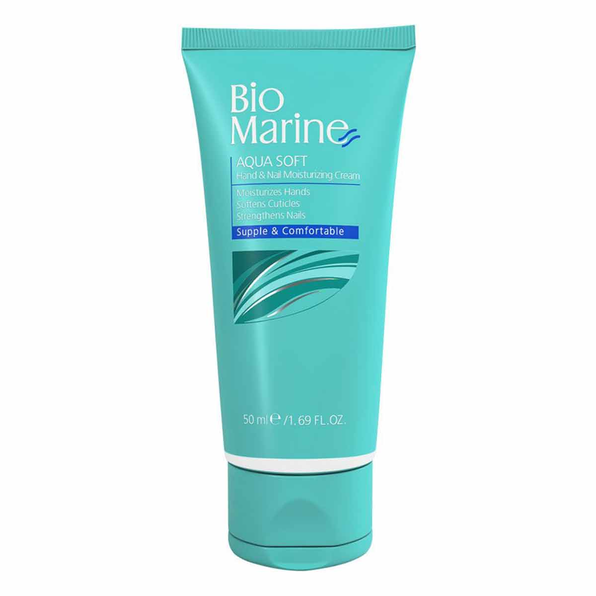 کرم آبرسان و مرطوب کننده دست و ناخن بایو مارین Bio Marine حجم 50 میل